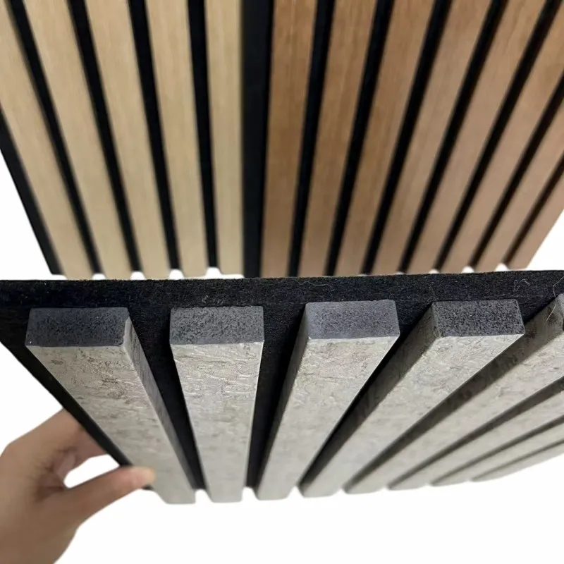 Acoustic Wall Panel Tech Wood 3-Sided Wrapping factory
